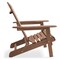 Casafield Folding Adirondack Chair, Cedar Wood Outdoor Fire Pit Lounge Chairs for Patio, Deck, Yard, Lawn and Garden Seating, Partially Pre-Assembled